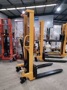 Apilador <span class=keywords><strong>manual</strong></span> de montacargas <span class=keywords><strong>manual</strong></span> Apilador de palets de 1 tonelada El elevador más barato - Product Image 6