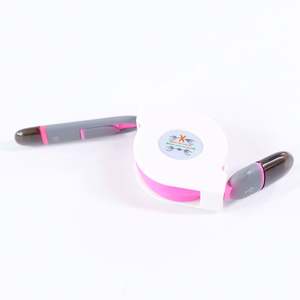 China Factory Custom Label 3.3 Feet Portable Retractable High Speed Fast Charger Type <b>USB</b> <b>Cable</b> Smart Mobile Phone <b>Charge</b> <b>Cable</b> - Product Image 2