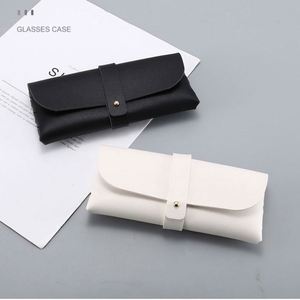 Caja de embalaje de gafas de sol unisex de alta calidad al por mayor estuche de gafas de sol de material PU de lujo en stock - Product Image 6