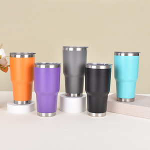 Vaso Térmico de Acero Inoxidable con Aislamiento al Vacío de Doble Pared, Recubrimiento en Polvo, 30 oz, Libre de BPA, con Logotipo Personalizado al por Mayor, Taza de Viaje con LED - Product Image 1