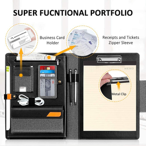 Danh Mục Đầu Tư Bìa Cứng <span class=keywords><strong>A4</strong></span> Có Khóa Kéo Cỡ Pháp Lý Thư Mục Tập Tin Đồ Dùng Văn Phòng Đóng Từ Tính Sang Trọng Chuyên Nghiệp - Product Image 6