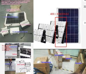 Módulo de reflector solar potente IP65 para exteriores, luz de inundación, luz de estadio, luz de inundación solar Led, estadio de fútbol, cancha de baloncesto - Product Image 6