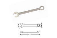 Clé à molette combinée de qualité industrielle OEM en titane TI.CW 6-70
