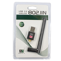 Tarjeta de Red USB TP-Link MTK7601 de Alta Velocidad, Dongle WiFi Inalámbrico de 2.4GHz y 150Mbps con Antena Externa, en Existencia