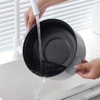 Poêle électrique de grande capacité Ensemble de casseroles en acier inoxydable 3,7 L
