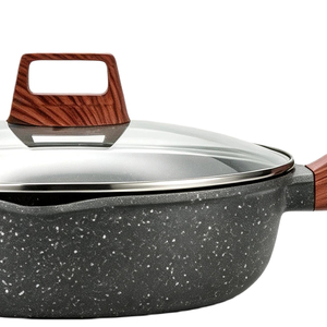 Poêle Wok Portable de Voyage en Alliage Léger de 28 cm, Personnalisable pour la Cuisson - Product Image 3