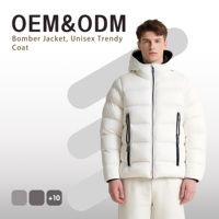 Veste bomber en polyester épaisse à capuche, grande taille, nouvelle collection d'hiver, fermeture éclair, imprimé lettres, unisexe, tendance