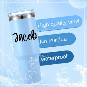 Personnalisation acceptée, 6 pièces UV pour enveloppement de tasses, lettrage <span class=keywords><strong>vinyle</strong></span>, autocollants alphabet pour décoration de vêtements, dessin animé DIY - Product Image 4