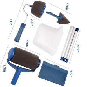 Outil de manche de peinture murale en gros 6pcs <span class=keywords><strong>Paint</strong></span> <span class=keywords><strong>Runner</strong></span> <span class=keywords><strong>Pro</strong></span> Roller Brush Handle Tool Flocked Edger Sets DIY <span class=keywords><strong>paint</strong></span> <span class=keywords><strong>runner</strong></span> set - Product Image 3