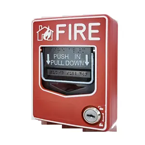 Wireless Addressable Fire Manual Call Point Red Color