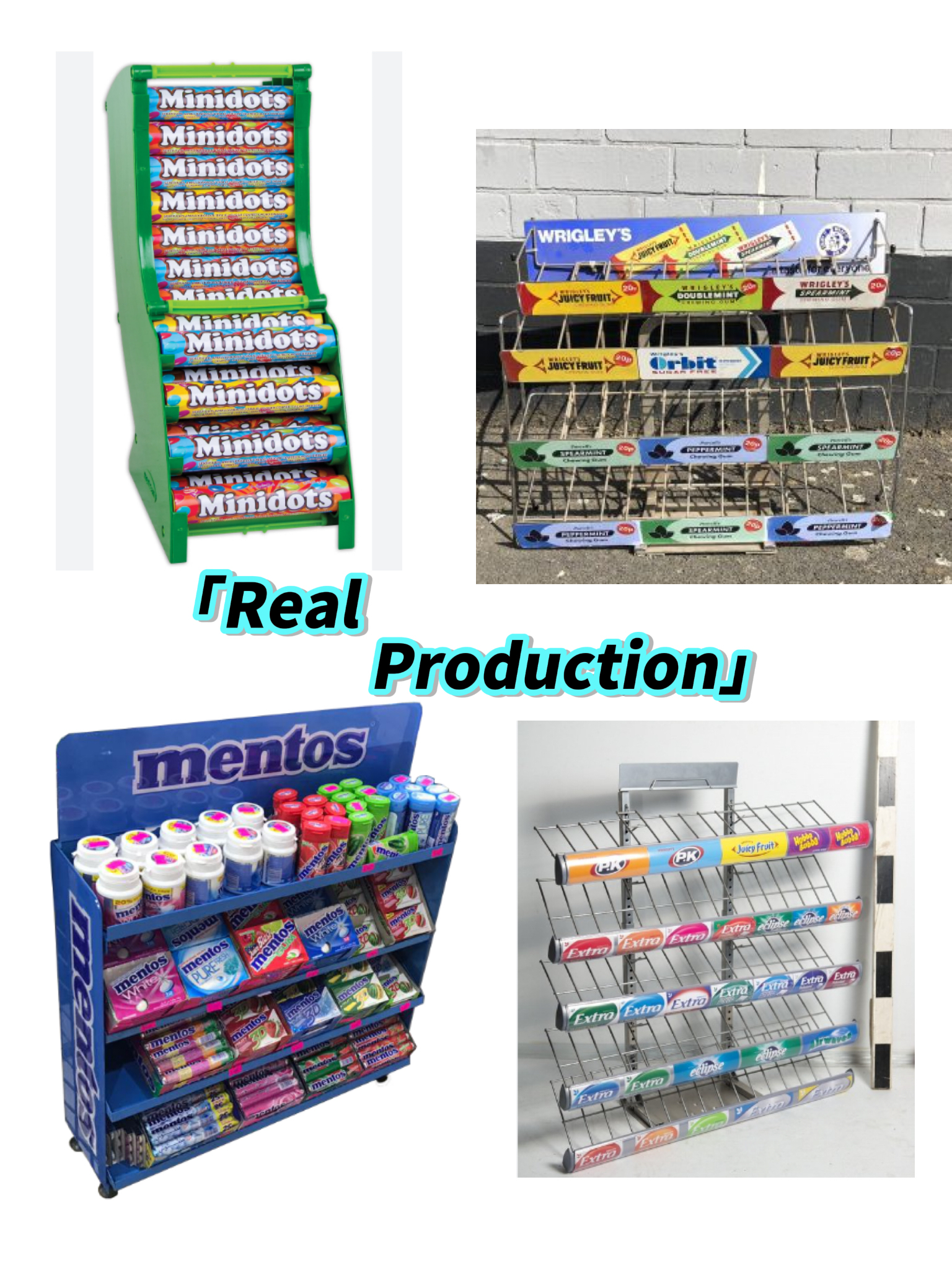Custom Made Chewing Gum Display Stand Metal Wire Candy Floor Display Racks for Supermarket Retail Store — view 5