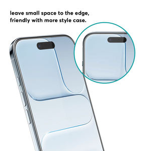 ฟิล์มกันรอยกระจกนิรภัยแบบใสพิมพ์ลายไหม 2.5D พรีเมียม สำหรับ iPhone 16 17 Air Pro Max บางเฉียบ ผลิตตามสั่งจากโรงงาน - Product Image 4