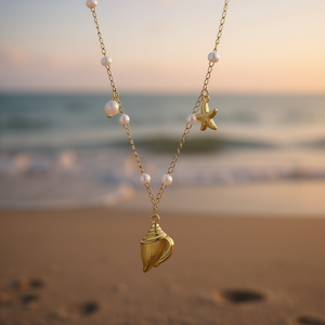 Collar de Moda con PERLAS C3376 para Mujer, Joyería de Alta Calidad - Product Image 3