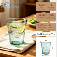 Ensemble thé et café personnalisé avec logo, tasse en verre écologique classique américaine - Cadeau en gros