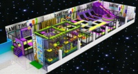 Parc de trampolines commercial personnalisé, aire de jeux intérieure pour enfants, tapis de saut, centre d'aventure