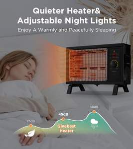 Calentador Eléctrico de Cuarzo Portátil de 2000W para Interiores, Decorativo, de Aire Caliente 220V, Fácil de Usar en el Hogar, Precio en Kenia - Product Image 2