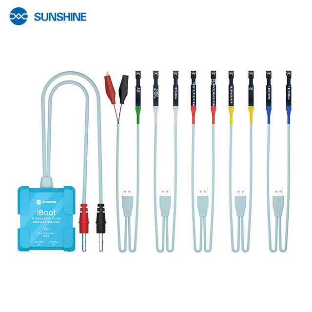 SUNSHINE IBoot Intelligent Anti-Burn Power-on Cord for iPhone 6G-15PM New Condition Mobile Phone Power Battery Boot Cable Line