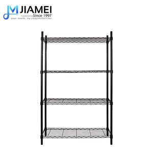 Jiamei ชั้นวางของตกแต่งลวดสีดำสำหรับสำนักงานและห้องนั่งเล่น - Product Image 6