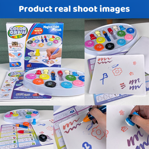 Tableau de Dessin Créatif DIY pour Enfants, Jouet Éducatif et Ludique avec Pinceaux à Eau Magiques en Plastique pour Dessin et Graffiti - Product Image 6