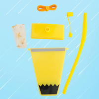 Fabrieksdirecte verkoop Halloween fruit-stijl 320ml plastic bekers voor feesten & school evenementen