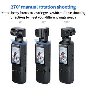 Caméra d'action X8 Pocket 4K 4K 1000mah Caméra d'action sportive Mini caméra d'action sportive Prise en charge du Wi-Fi - Product Image 4