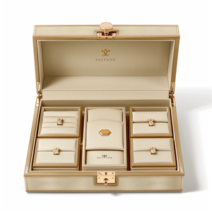 Các Nhà Sản Xuất Bán Buôn Vòng Đeo Tay Vòng Cổ Nhẫn Trang Sức Hộp Quà Tặng Vuông Bangles Lưu Trữ Trang Trí PU Da Hộp Đồ Trang Sức - Product Image 4