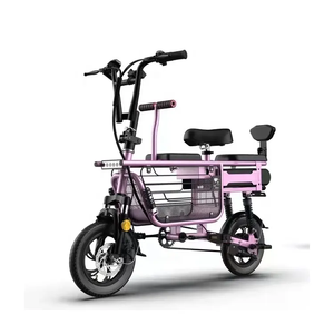 Mini pour bébé pick-up pour hommes et femmes pliant Double Lithium Scooters vélos électriques batterie amovible <span class=keywords><strong>avec</strong></span> siège enfant - Product Image 6