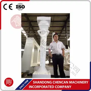 Styrofoam Eps Plaster Sculpture Mold Statues Milling Cnc Router Machine