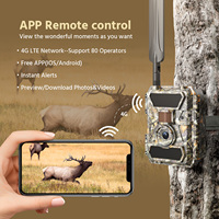 Cámara de Caza WILLFINE 4G con Aplicación en la Nube, Control Remoto, Visión Nocturna, GPS, Celular, 32MP, 1080P, para Exploración al Aire Libre