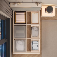 Meubles de chambre à coucher modernes, lit king-size multifonctionnel avec rangement, cadre de lit queen-size en bois pour la maison