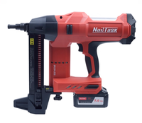 NAILTASK DCCN90S2 Cloueur industriel sans fil 20V au lithium avec batterie 5.0Ah en acier inoxydable pour bricolage, garantie 1 an, béton