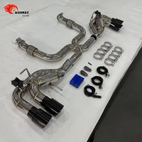 Système d'échappement à soupapes en acier inoxydable pour Chevrolet Corvette C8 6.2L V8 Performance Catback avec silencieux à quatre sorties
