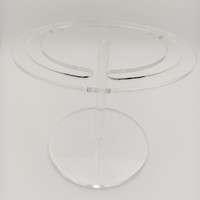 Présentoir à lunettes professionnel en PMMA transparent antidérapant, personnalisé OEM, à niveaux, pour un montage facile et une organisation optimale des présentoirs à vêtements et lunettes