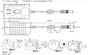 AC/DC 5V 2A Power Adapter với iec60601 giấy chứng nhận y tế. - Product Image 4