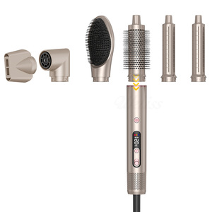 Nouvelle brosse à air chaud multifonctionnelle en céramique de tourmaline, haute vitesse, sans balais, réduction du bruit, 1400W, pour <span class=keywords><strong>coiffure</strong></span> - Product Image 5