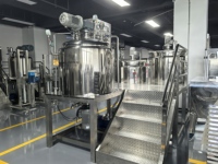 Machine homogénéisatrice à entrée par le bas avec contrôle de vitesse pour la fabrication de mayonnaise en grande quantité