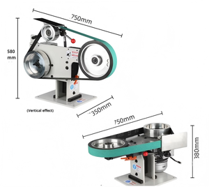 Affûteur de couteaux électrique numérique, ponceuse à bande, polisseuse, fil, 220V/380V 1.5kW - Product Image 3