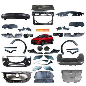 Repuestos de Auto EYNORA para <span class=keywords><strong>Accesorios</strong></span> de Mazda <span class=keywords><strong>CX3</strong></span> CX-3 2016 2017 2018 2019 2020 2021, Partes de Coche, Kit de Carrocería con Parachoques Delantero y Parrilla Frontal - Product Image 1