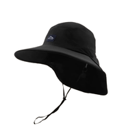 Chapeau Bob à Large Bord Anti-UV Séchage Rapide avec Cache-Nuque en Maille et Sangle Mentonnière Réglable pour Pêche, Randonnée et Camping en Extérieur
