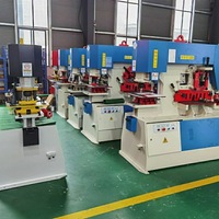 Machine de découpe et de poinçonnage hydraulique électrique combinée série Q35Y-20, épaisseur de coupe maximale 20 mm, haute productivité