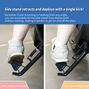 แผ่นขยายขาตั้งด้านข้างเท้า xilla แผ่นขยายแบบมีขาตั้งสำหรับ Drg2 SYM - Product Image 2