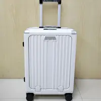 Buy Wholesale China Top Rated Luxury Big Safe Aluminium Abs Luggage Set  Multifunctional Suitcase For Men And Women Looking For Agents & Abs Luggage  at USD 50.5
