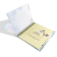 Service d'impression de livres à couverture rigide avec reliure spirale personnalisée en gros, pour agendas de mariage et livres d'or de mariage