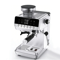Machine à café ANWELL de qualité supérieure avec moulin intégré, machine à expresso 20 bars, 1350W, panneau tactile pour la distribution au détail