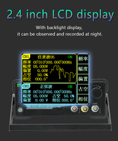 Générateur de fonctions/formes d'onde arbitraires de paillasse à double canal série MATRIX MFG-1000 avec écran LCD, 40 MHz, 200 MSa/s, synchronisation 13 bits