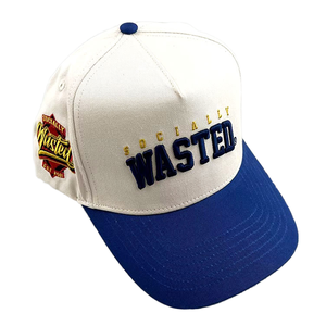 Бейсболки с индивидуальной 3D вышивкой логотипа и букв, 5-панельные, с застежкой-защелкой, оптом, регулируемые, унисекс - Product Image 1