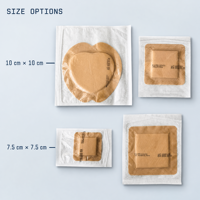 Pansement en mousse de silicone de qualité médicale 4 x 4 pouces, bordure en silicone douce, imperméable, haute absorption, stérilisé à l'oxyde d'éthylène, pour soins des plaies