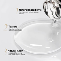 Gel renforçant pour ongles CHAORY, gel de structure à séchage UV LED, gel dur, vernis à ongles en flacon de 18 ml