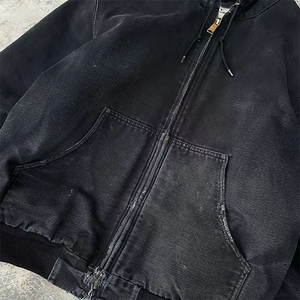 Мужская Рабочая куртка на молнии с капюшоном - Product Image 3