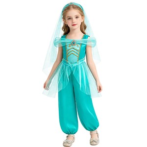 Vestido <span class=keywords><strong>de</strong></span> Jazmín <span class=keywords><strong>para</strong></span> <span class=keywords><strong>Niñas</strong></span>, Lámpara Mágica, <span class=keywords><strong>Disfraz</strong></span> <span class=keywords><strong>de</strong></span> Princesa <span class=keywords><strong>para</strong></span> Carnaval, Fiesta, Halloween, Cumpleaños, Cosplay <span class=keywords><strong>de</strong></span> <span class=keywords><strong>Aladdin</strong></span> - Product Image 2